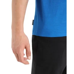 Icebreaker T-Shirts<Mens Tech Lite II S/S Tee Ib Story Blå (LAZURITE)
