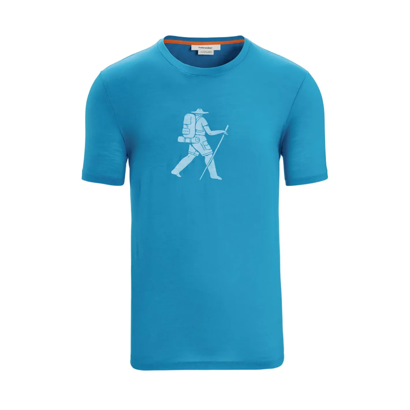 Icebreaker T-Shirts<Mens Tech Lite II S/S Tee Trail Hiker Blå (GEO BLUE)