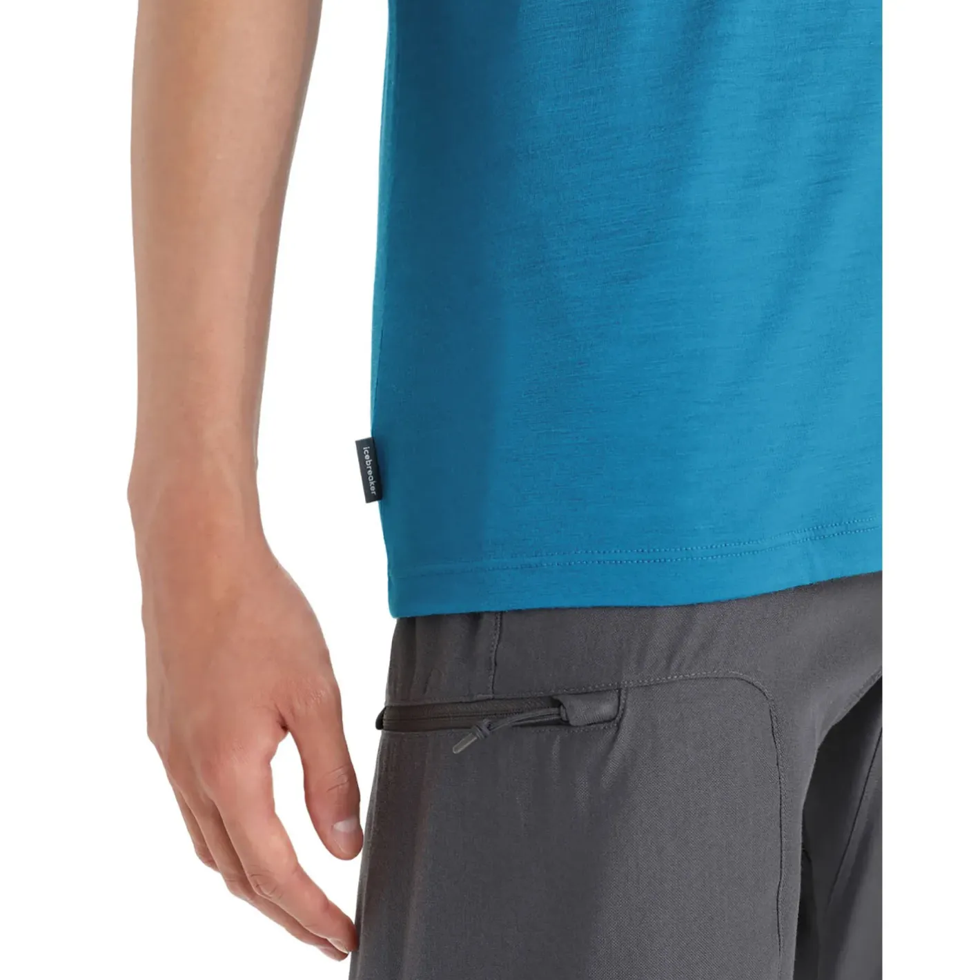 Icebreaker T-Shirts<Mens Tech Lite II S/S Tee Trail Hiker Blå (GEO BLUE)
