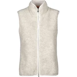 Et Grønnere Valg Veste<Icebreaker Womens Realfleece High Pile Vest Sort (ECRU HTHR)