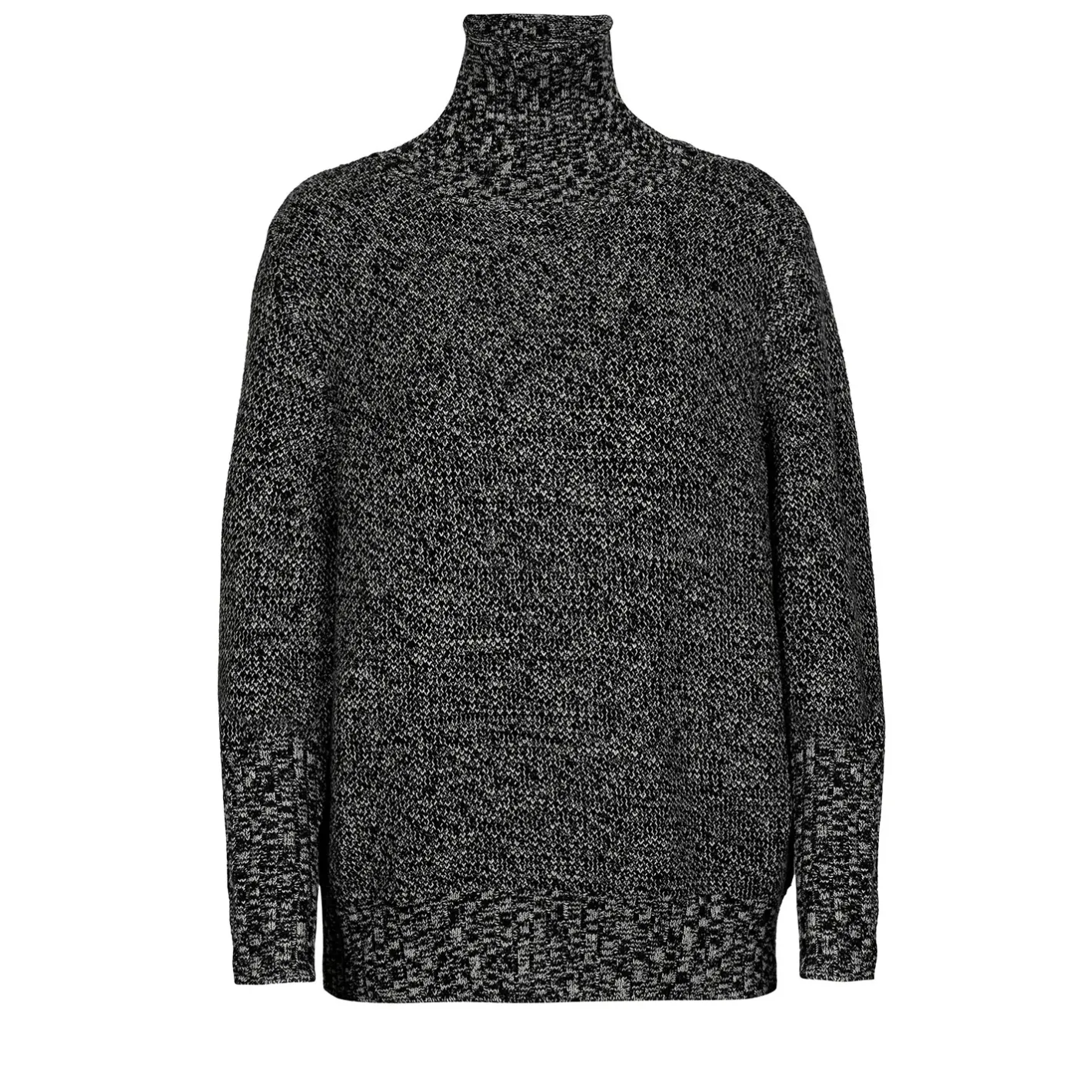 Icebreaker Sweaters Og Pullovers<Womens Seevista Funnel Neck Sweater Sort (BLACK/SNOW)