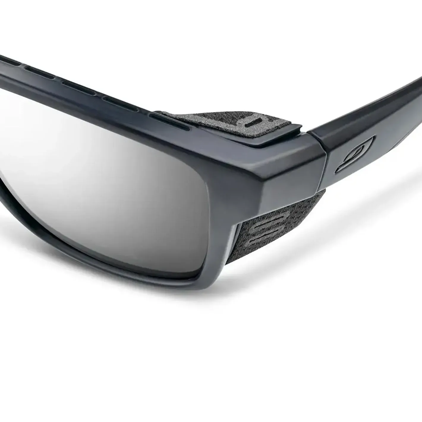 Julbo Solbriller<Shield M Sort (TRANSLUCENT BLACK/WHITE)