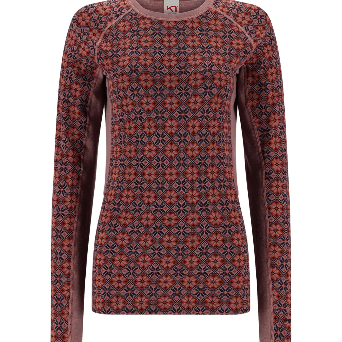 Kari Traa Uldoverdele<Womens Rose Light L/S Brun (MAPLE)
