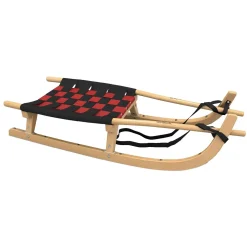 Kathrein Ski- Og Vintersportsudstyr<Touring Sledge Two-seater Sort (BLACK/RED)