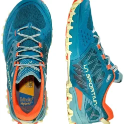 La Sportiva Løbesko<Womens Bushido III Blå (EVERGLADE/ZEST)
