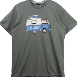 Lakor T-Shirts<Mens Ocean Camper T-shirt Grå (URBAN CHIC)