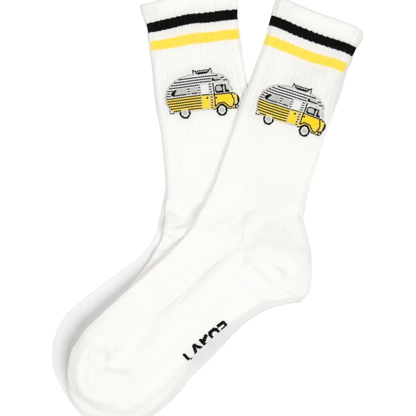 Lakor Hverdagssokker|Hverdagssokker<Sun Camper Socks Hvid (WHITE)