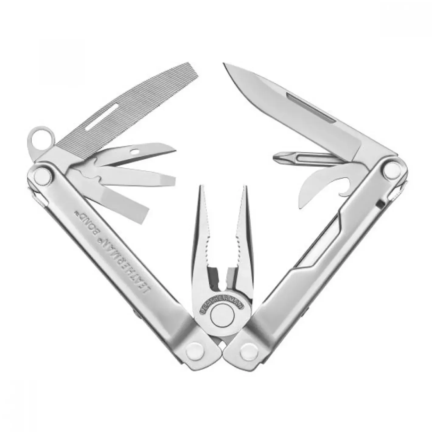 Leatherman Multitools<Bond Grå (STAINLESS STEEL)