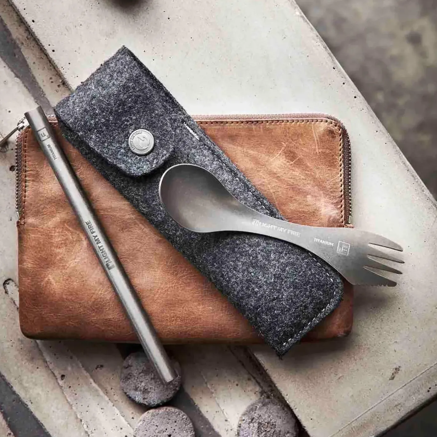 Light My Fire Bestik, Tallerkener Og Kopper<Spork Kit Titanium Grå (TITANIUM)