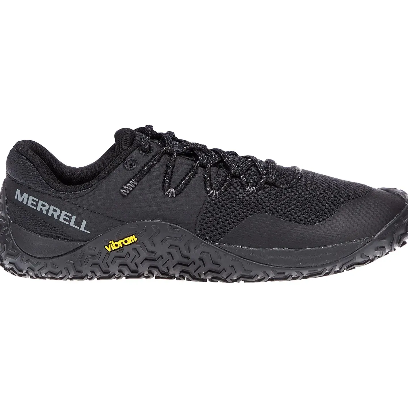 Merrell Løbesko<Womens Trail Glove 7 Sort (BLACK/BLACK)