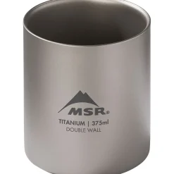 MSR Bestik, Tallerkener Og Kopper<Titan Cup Double Wall Mug 375 Ml Grå (TITANIUM)