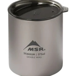 MSR Bestik, Tallerkener Og Kopper<Titan Cup Double Wall Mug 375 Ml Grå (TITANIUM)