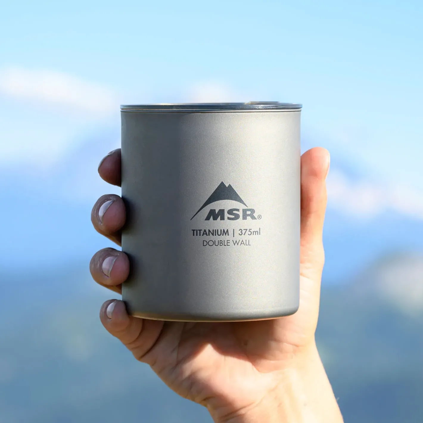 MSR Bestik, Tallerkener Og Kopper<Titan Cup Double Wall Mug 375 Ml Grå (TITANIUM)