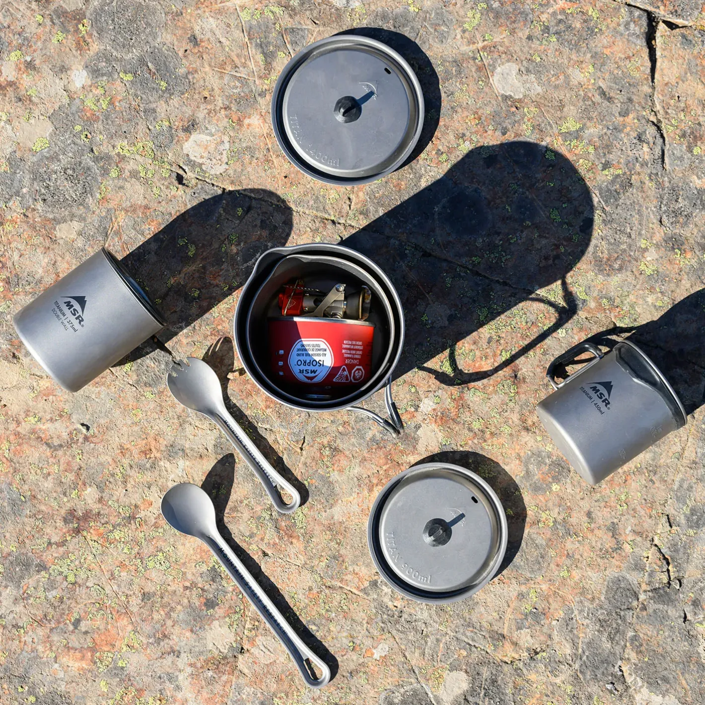 MSR Bestik, Tallerkener Og Kopper<Titan Cup Double Wall Mug 375 Ml Grå (TITANIUM)