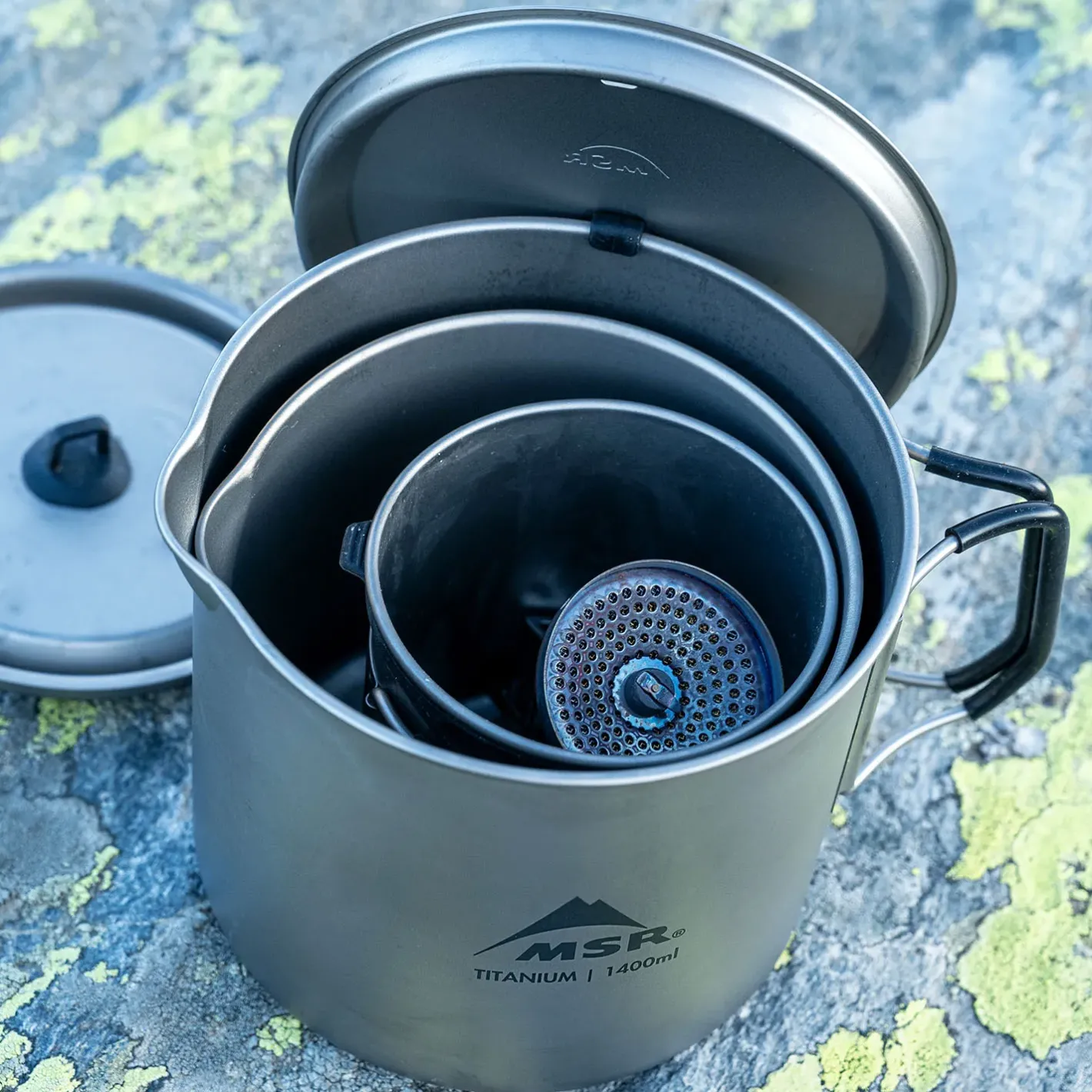 MSR Bestik, Tallerkener Og Kopper<Titan Kettle 900 Ml Grå (TITANIUM)