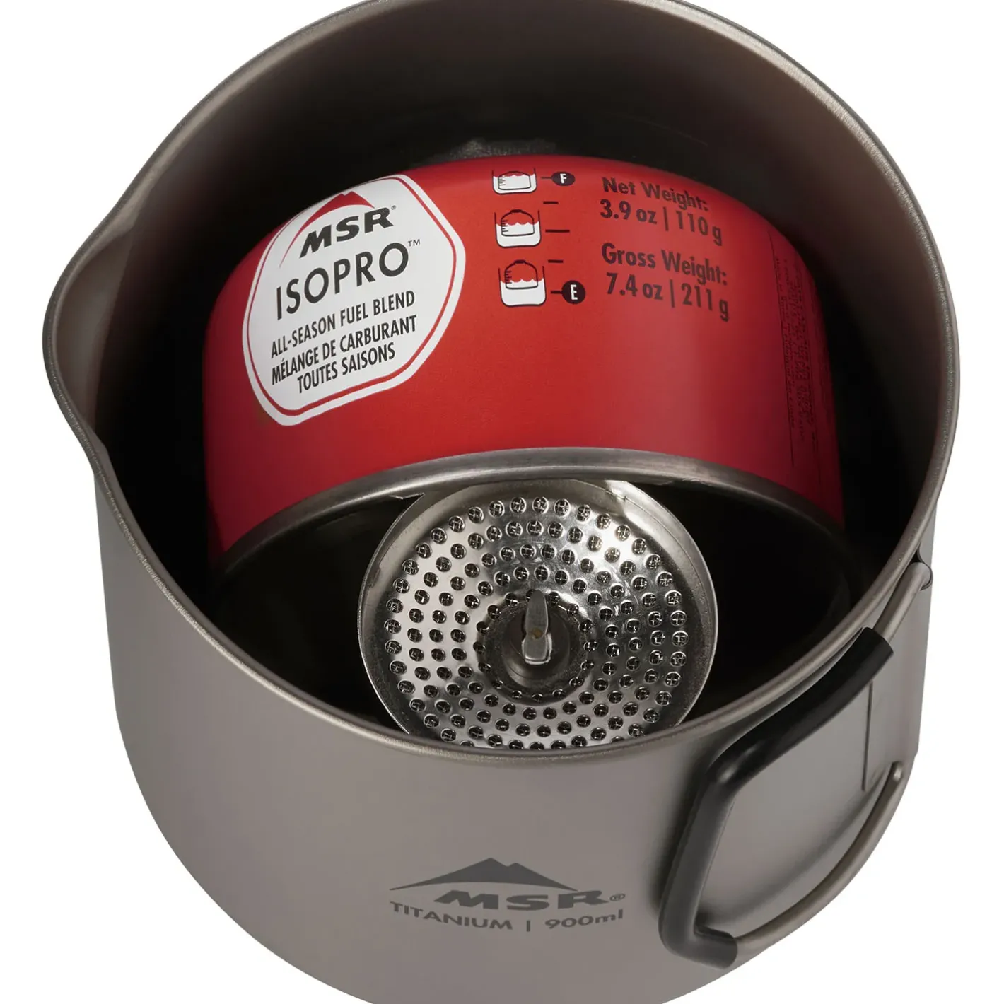 MSR Bestik, Tallerkener Og Kopper<Titan Kettle 900 Ml Grå (TITANIUM)