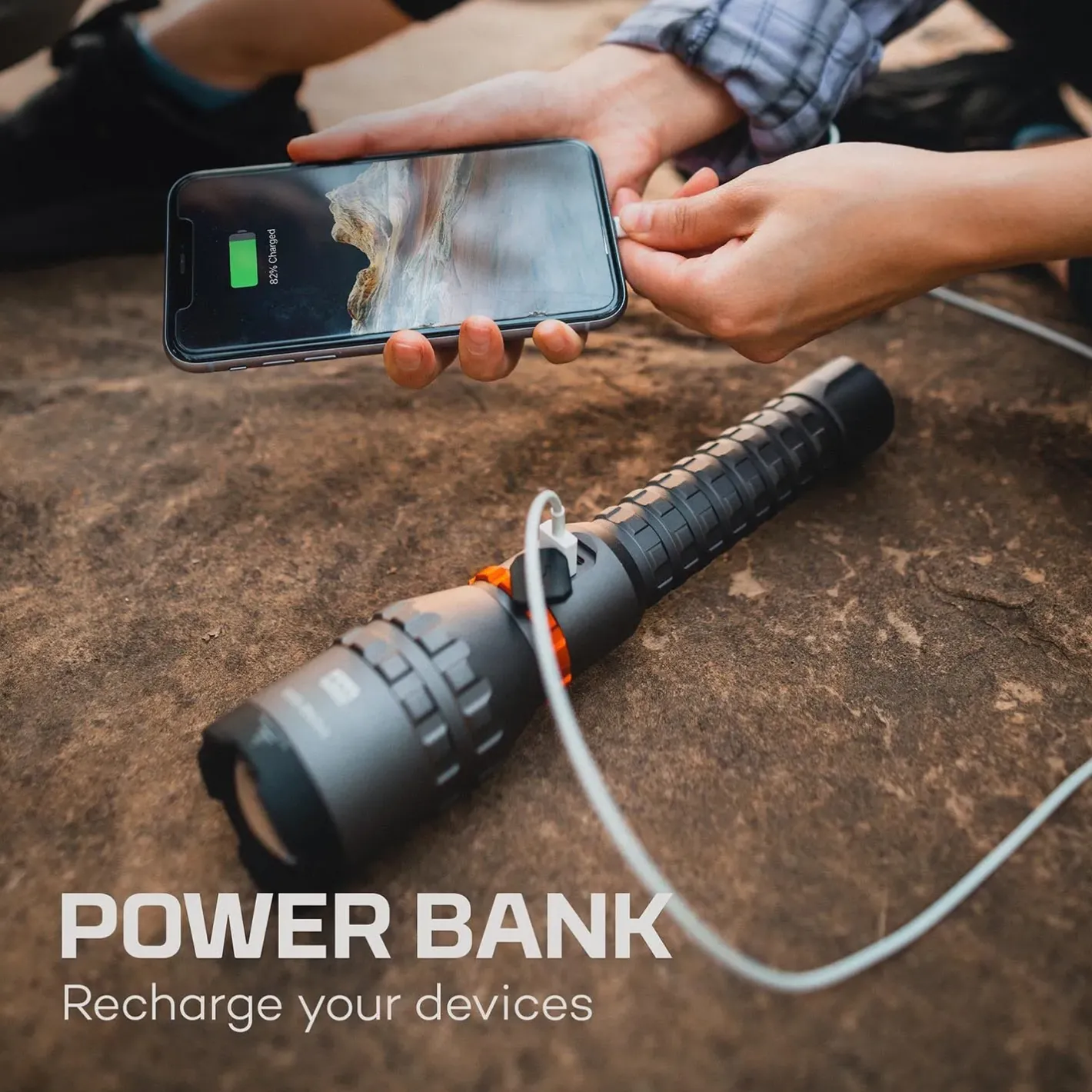 Nebo Lommelygter<Davinci 8000 Rechargeable Flashlight