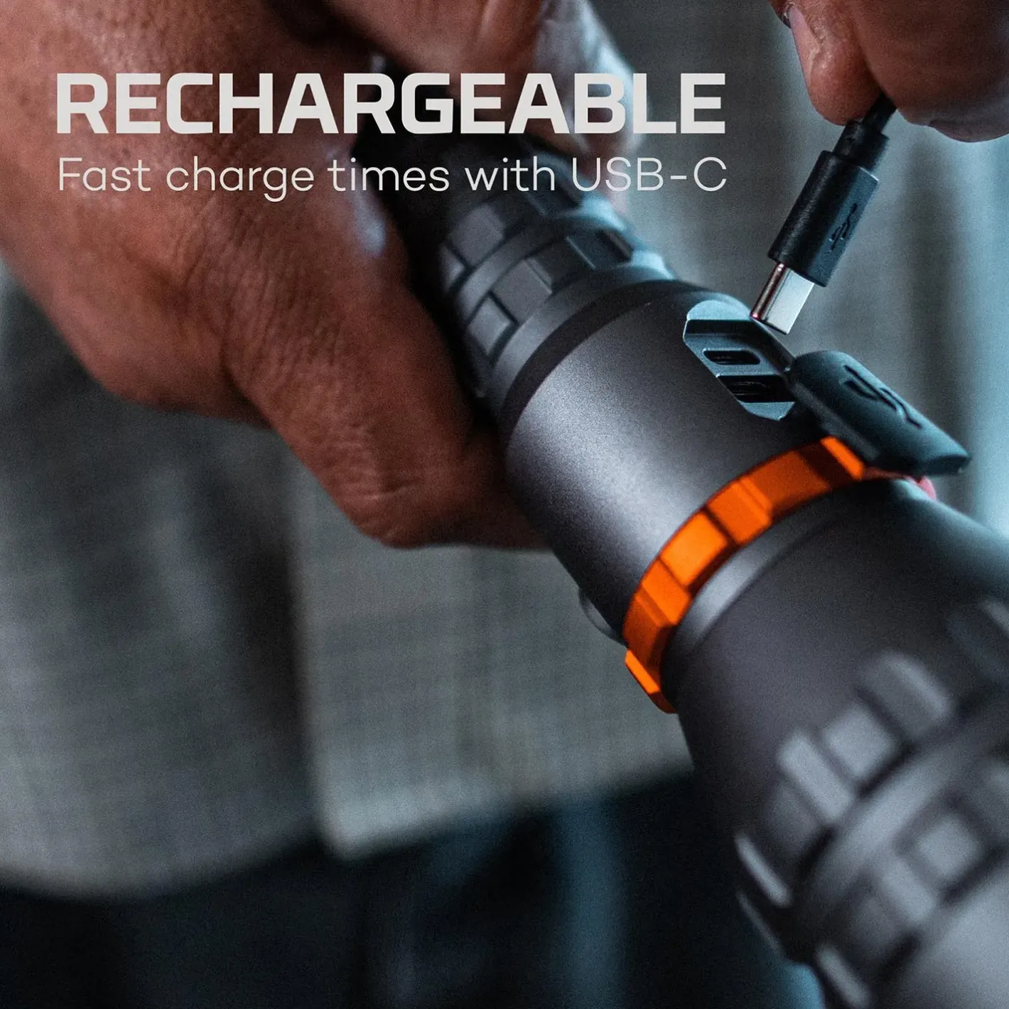 Nebo Lommelygter<Davinci 8000 Rechargeable Flashlight