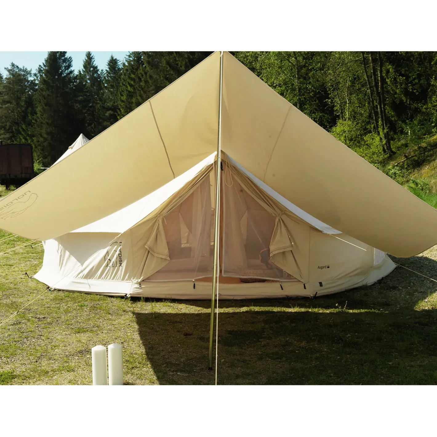 Nordisk 4+ Personers Telte<Asgard 19.6 Technical Cotton Beige (NEUTRAL)