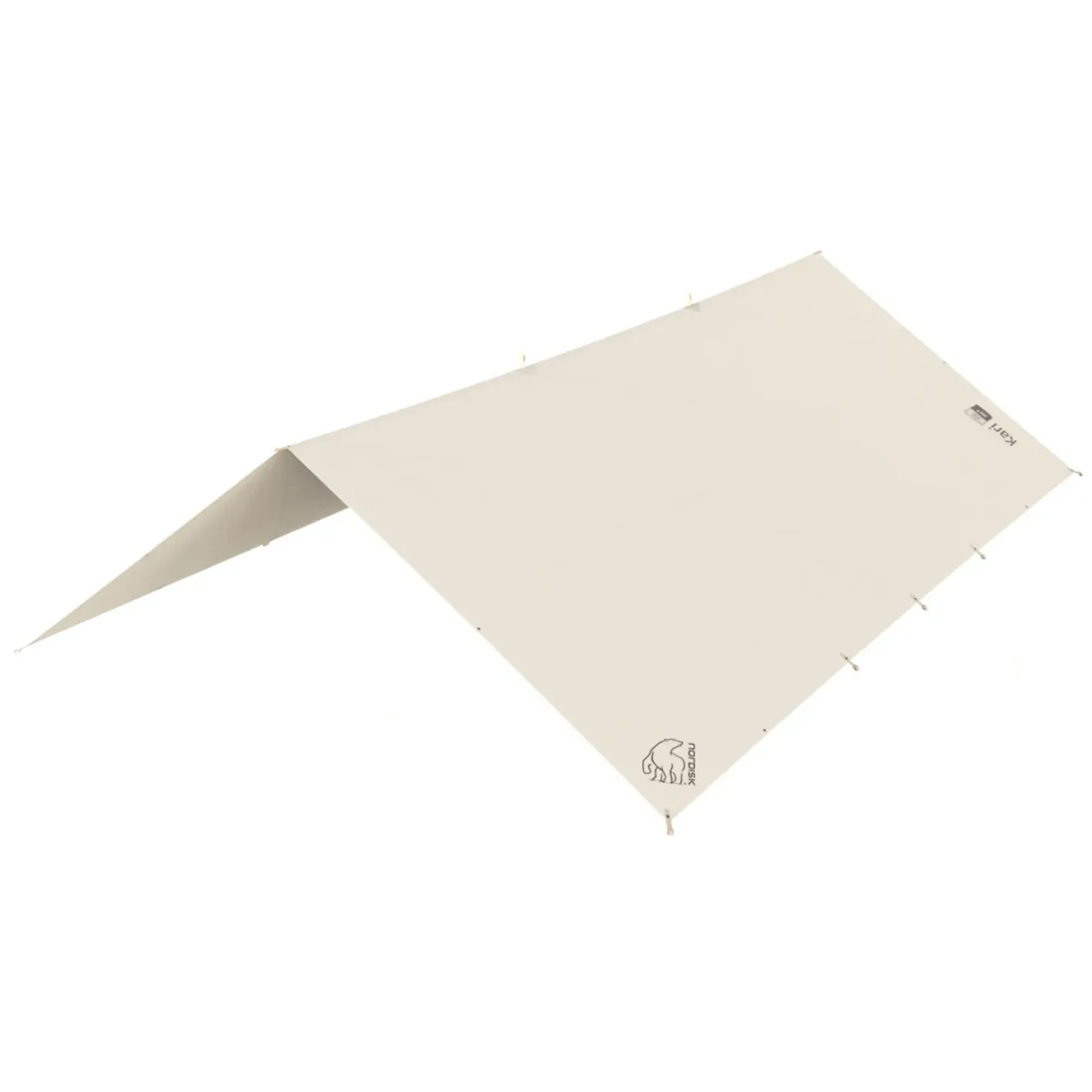 Nordisk Tarps<Kari 20 Basic Cotton Tarp Hvid (NATURAL)