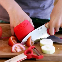 Opinel Øvrige Tools<Le Petit Chef - Complete Set Brun (BEECH WOOD/RED)
