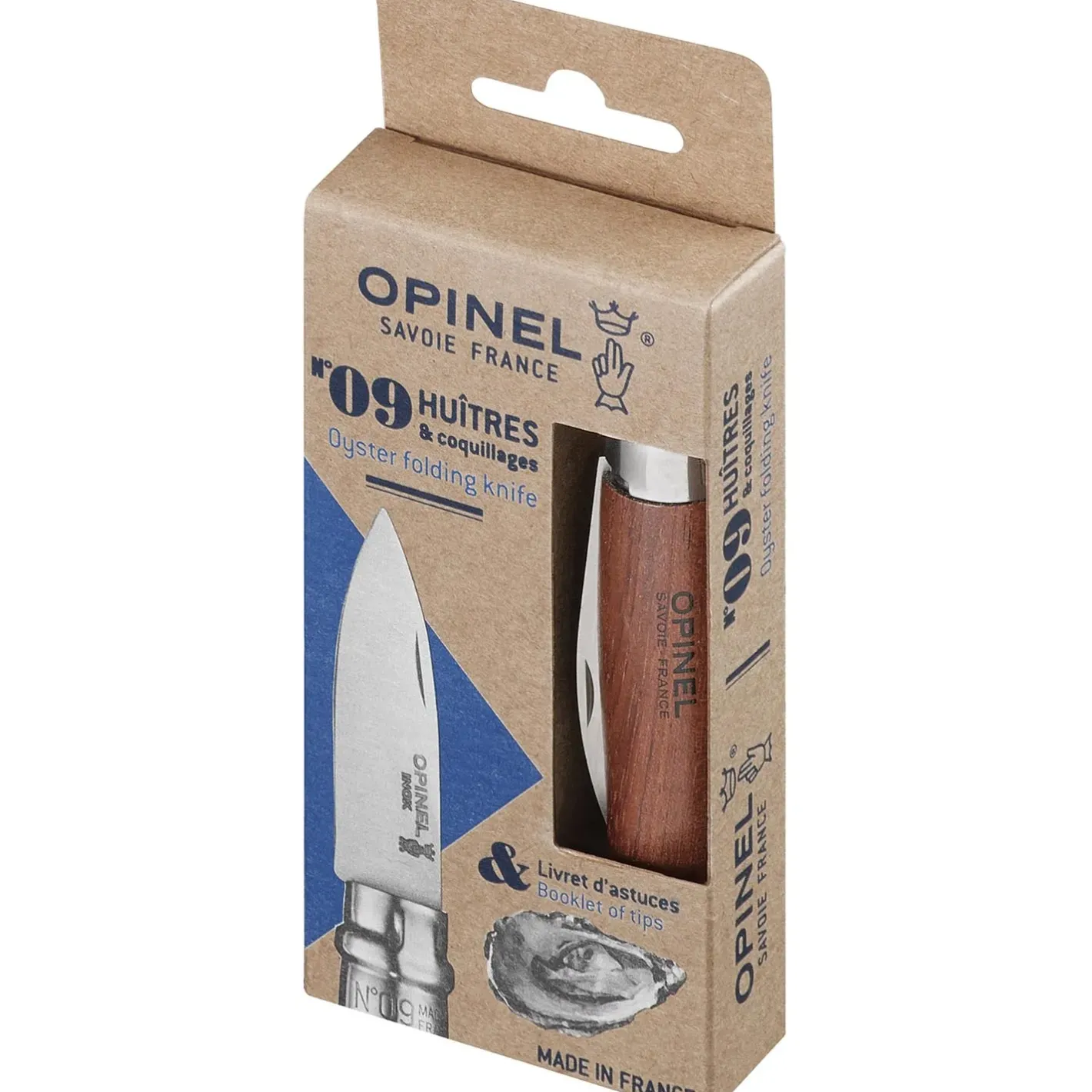 Opinel Knive Og Tools<Oysters and Shellfish Knife N°09 Brun (BEACHWOOD)