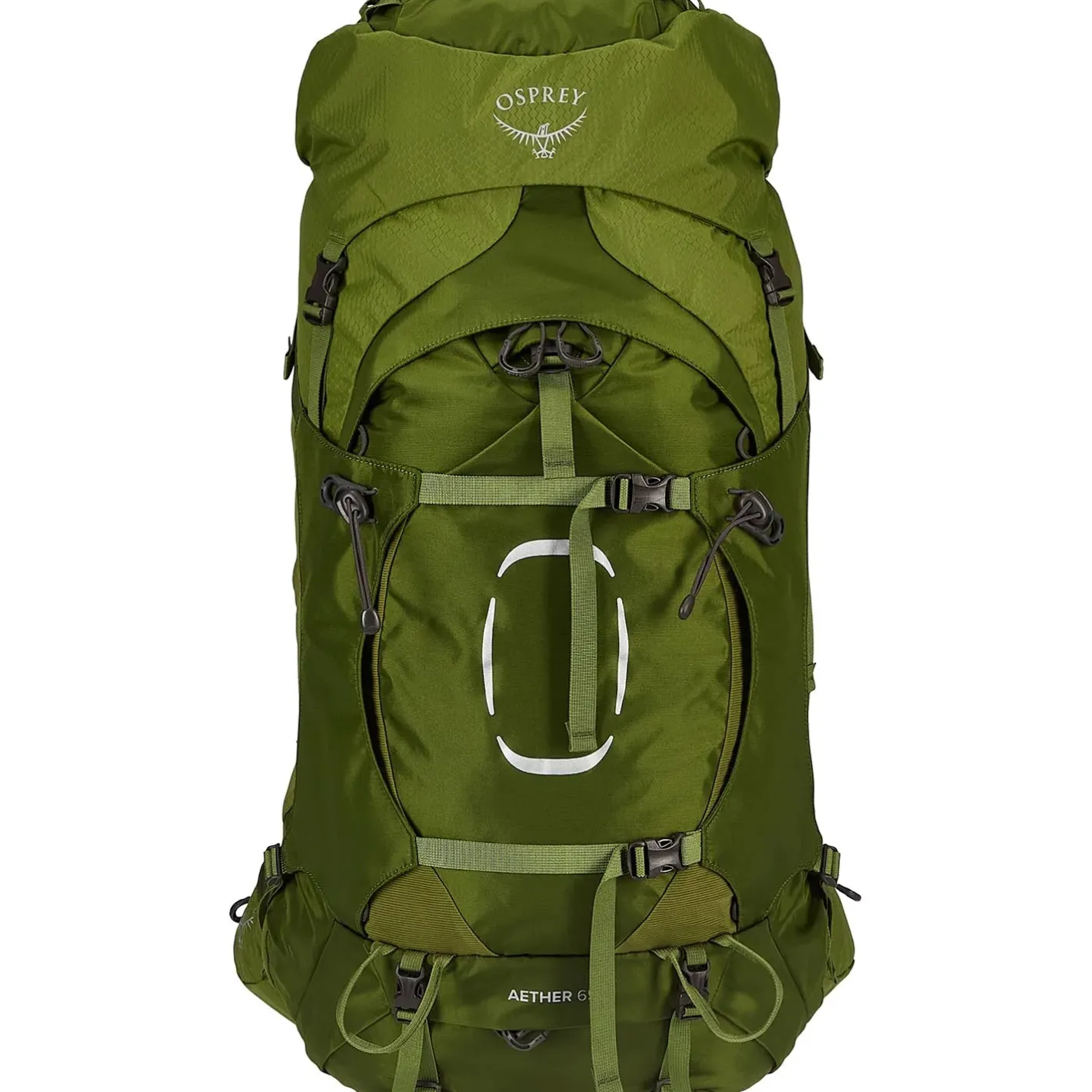 Et Grønnere Valg Vandrerygsække<Osprey Aether 65 Grøn (GARLIC MUSTARD GREEN)