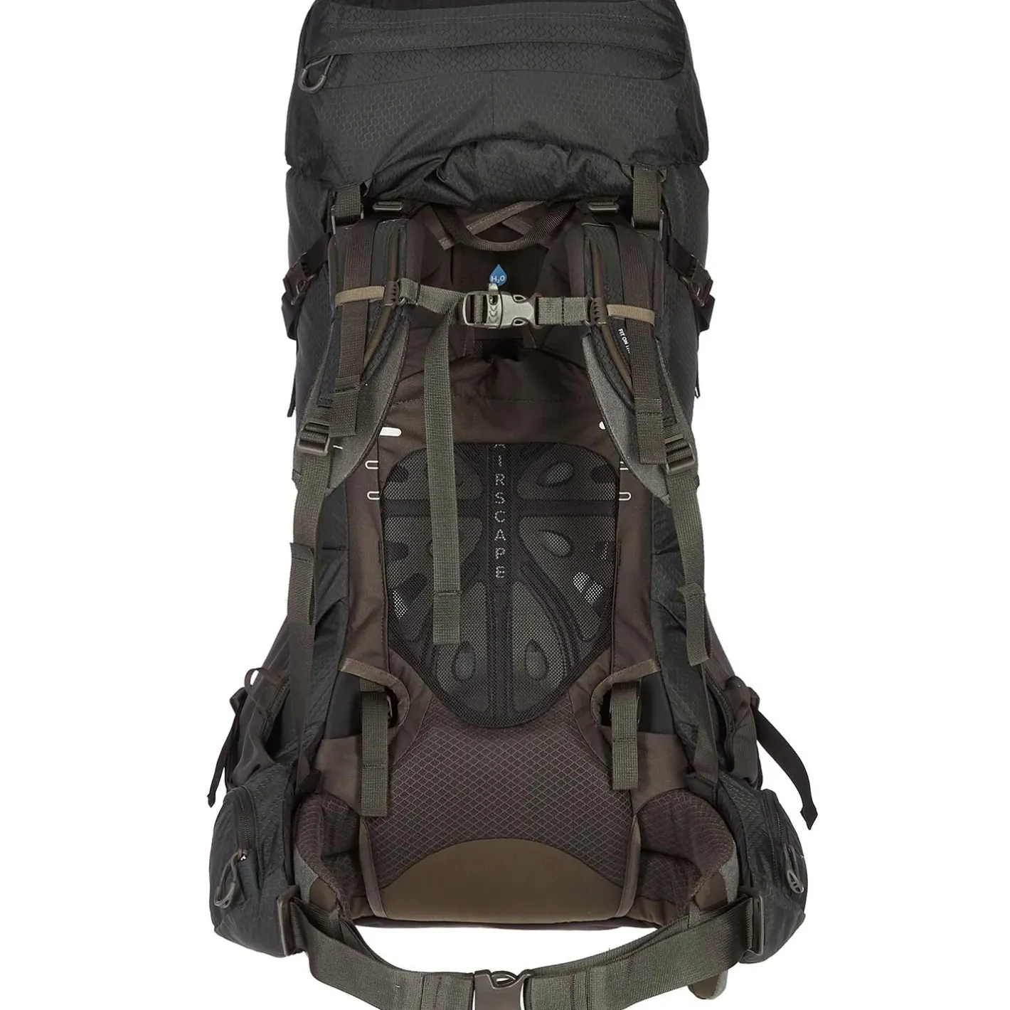 Et Grønnere Valg Vandrerygsække<Osprey Aether 55 Sort (BLACK)