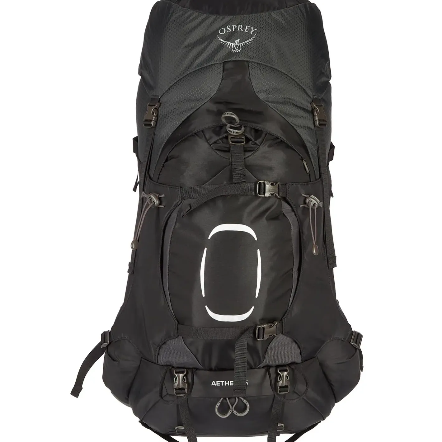 Et Grønnere Valg Vandrerygsække<Osprey Aether 55 Sort (BLACK)