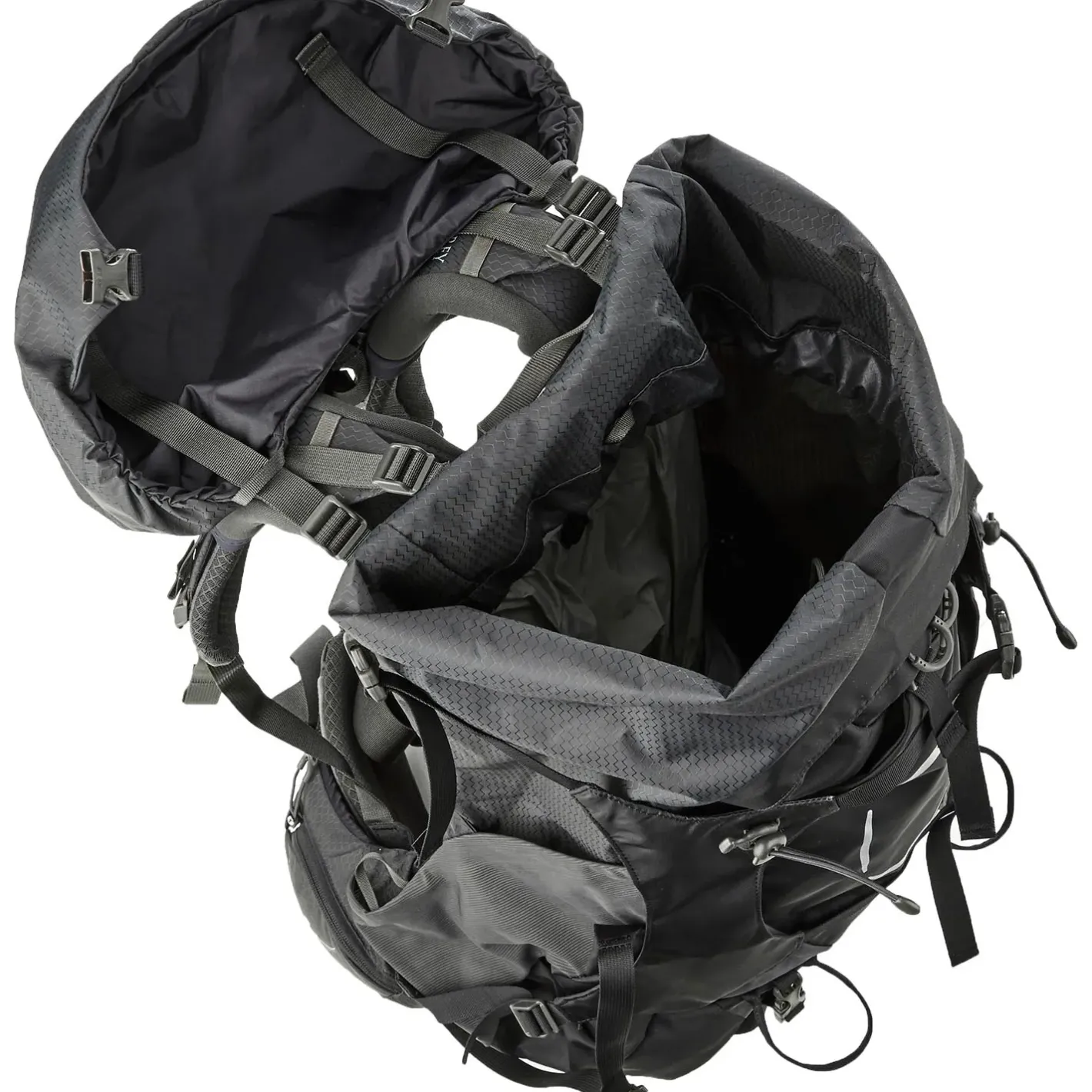 Et Grønnere Valg Vandrerygsække<Osprey Aether 55 Sort (BLACK)
