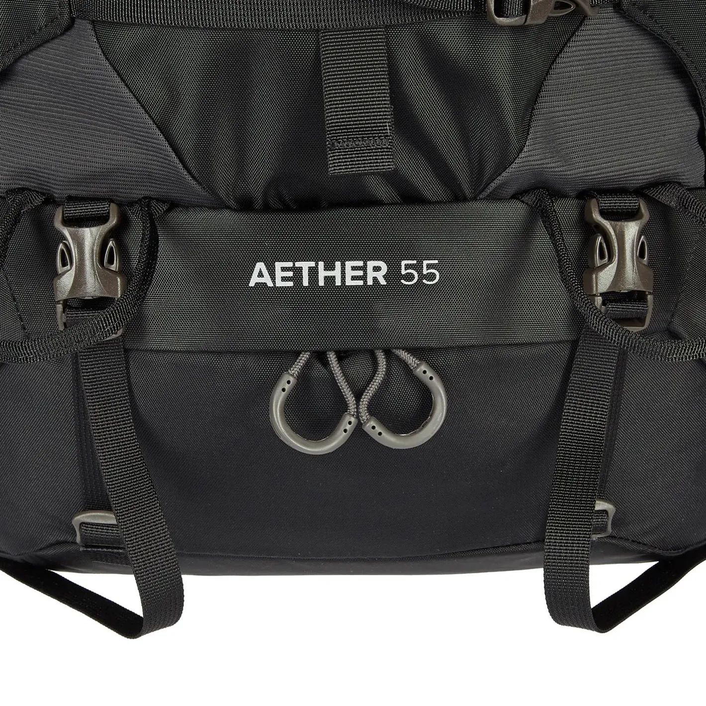 Et Grønnere Valg Vandrerygsække<Osprey Aether 55 Sort (BLACK)