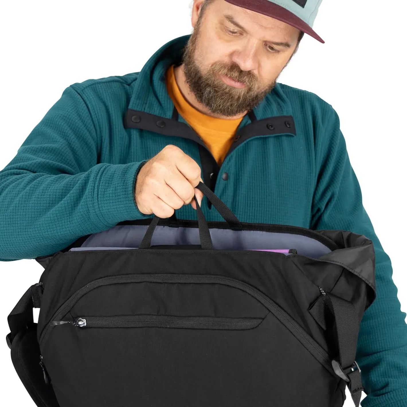 Osprey Hip Og Sling Bags<Metron Messenger 18 Sort (BLACK/ANCHOR BLUE)