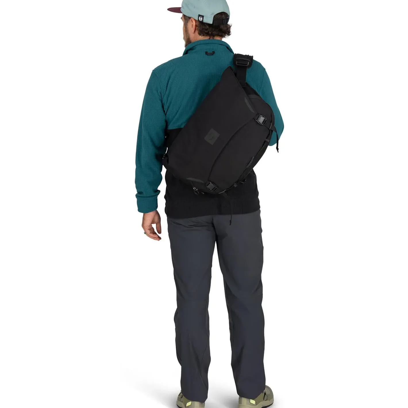 Osprey Hip Og Sling Bags<Metron Messenger 18 Sort (BLACK/ANCHOR BLUE)