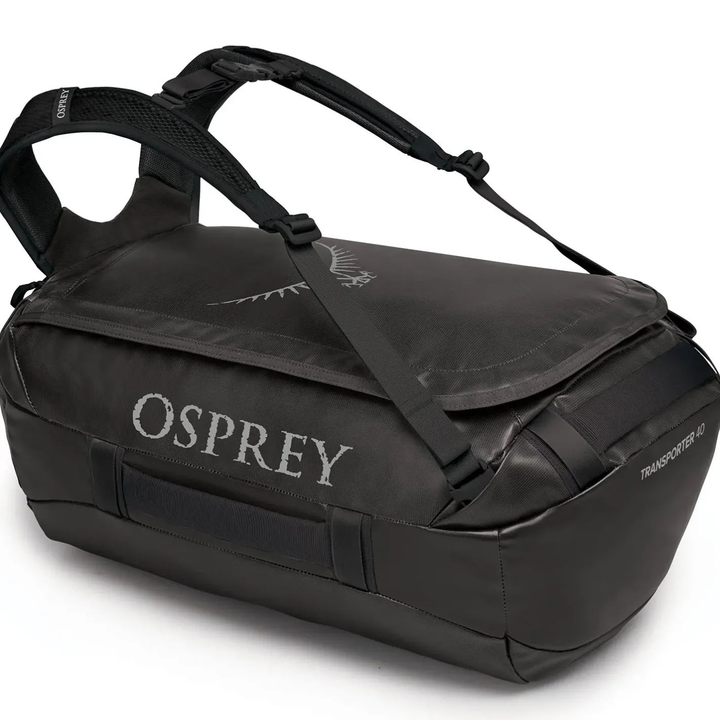 Et Grønnere Valg Duffel Bags<Osprey Transporter 40 Sort (BLACK)