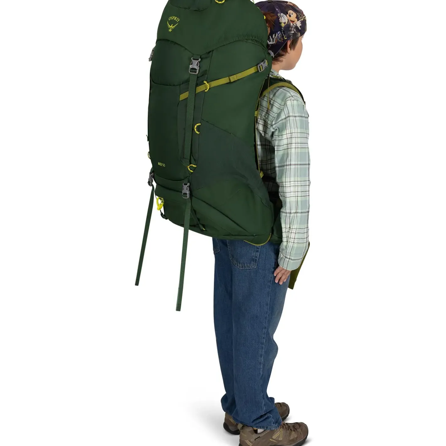 Osprey Vandrerygsække<Youths Ace 50 Grøn (GREEN CANOPY/MATCHA GREEN)