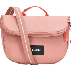 Hip Og Sling Bags<Pacsafe GO Saddle Crossbody Lyserød (ROSE)