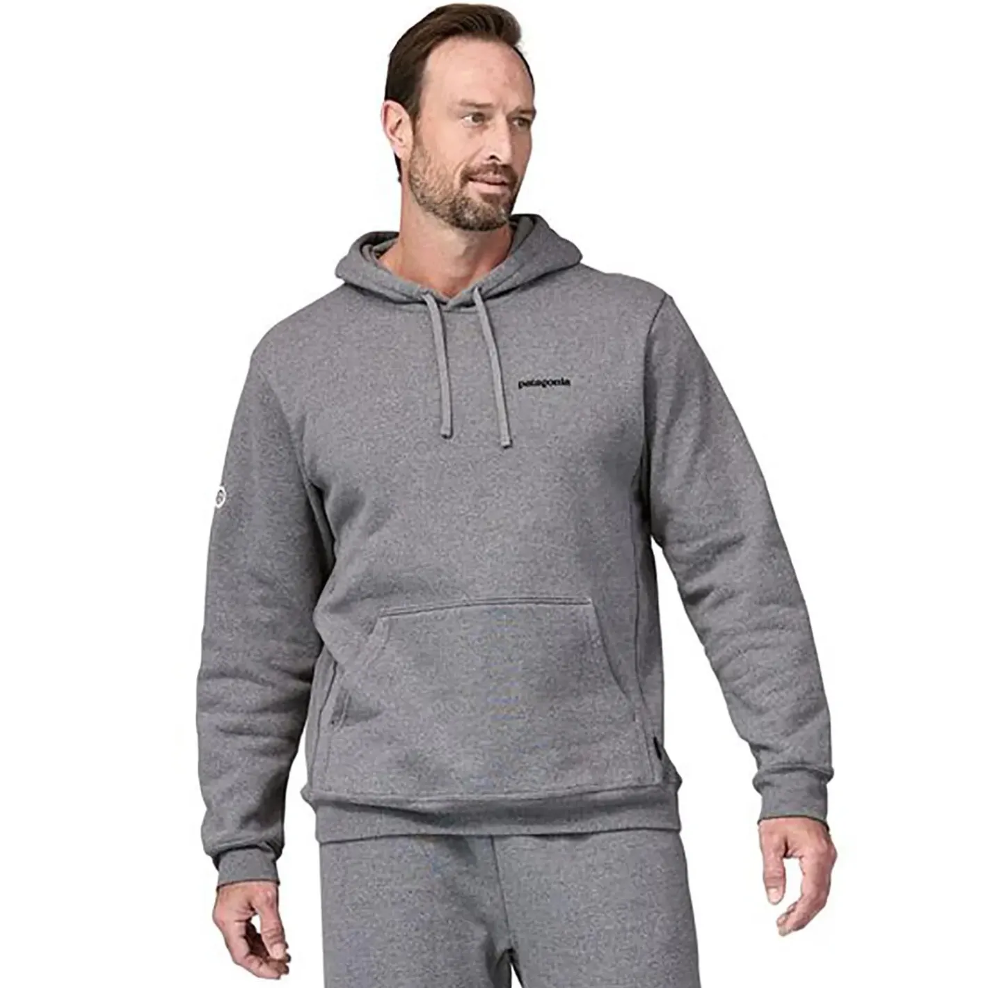 Et Grønnere Valg Sweaters Og Pullovers|Sweaters Og Pullovers<Patagonia Fitz Roy Icon Uprisal Hoody Grå (GRAVEL HEATHER)