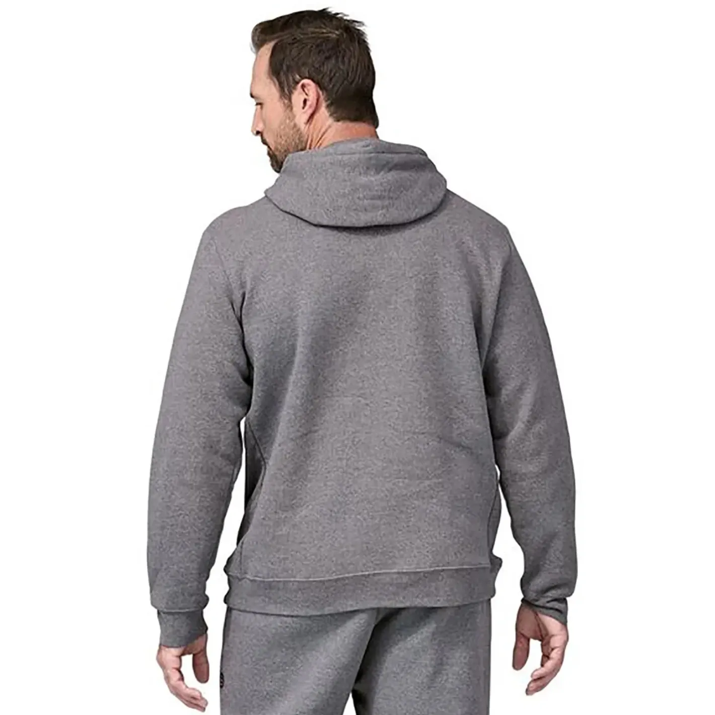 Et Grønnere Valg Sweaters Og Pullovers|Sweaters Og Pullovers<Patagonia Fitz Roy Icon Uprisal Hoody Grå (GRAVEL HEATHER)