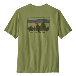 Et Grønnere Valg T-Shirts<Patagonia Mens 73 Skyline Organic T-shirt Grøn (BUCKHORN GREEN)