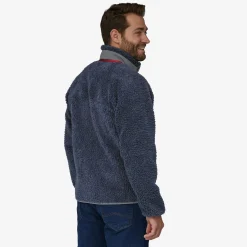 Patagonia Fleece- Og Uldtrøjer<Mens Classic Retro-X Jacket Blå (NEW NAVY/WAX RED)