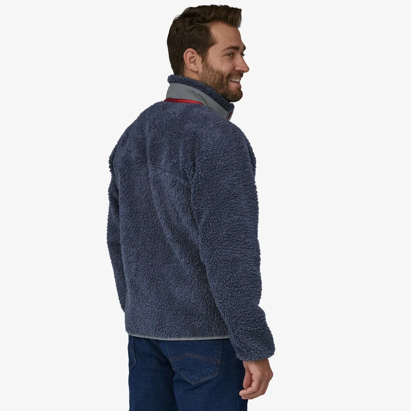 Patagonia Fleece- Og Uldtrøjer<Mens Classic Retro-X Jacket Blå (NEW NAVY/WAX RED)