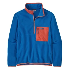 Patagonia Sweaters Og Pullovers<Mens Microdini 1/2 Zip Pull Over Blå (ENDLESS BLUE)