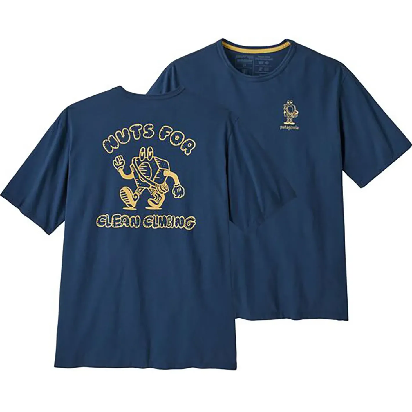 Patagonia T-Shirts<Mens Mr. Hex Organic T-shirt Blå (TIDEPOOL BLUE)