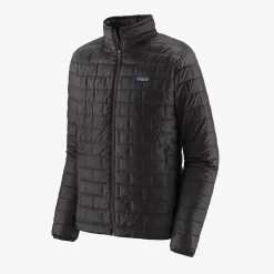Et Grønnere Valg Varme Jakker<Patagonia Mens Nano Puff Jacket F2018 model Sort (BLACK)