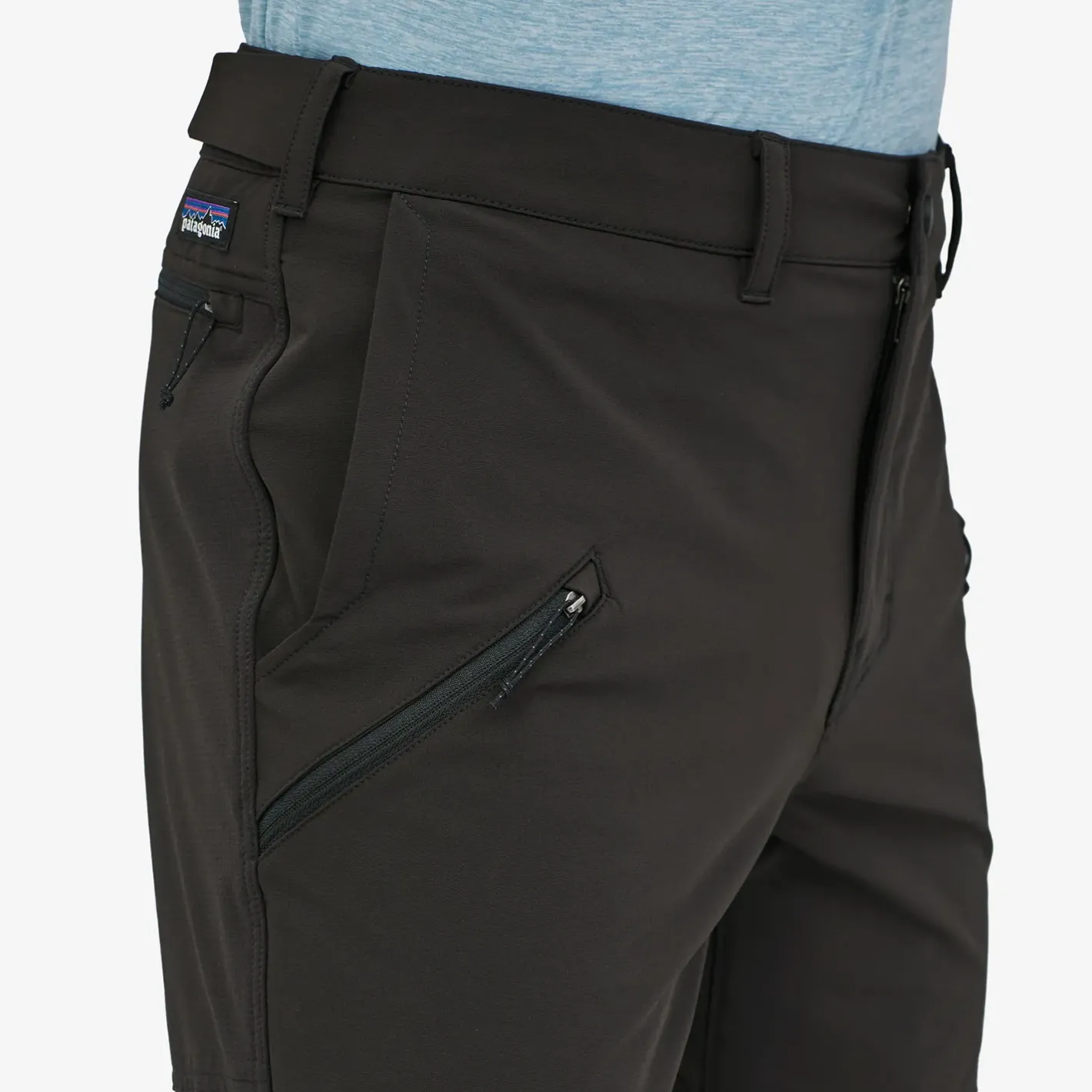Patagonia Bukser<Mens Point Peak Trail Pants - Reg Sort (BLACK)