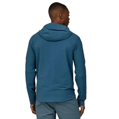 Patagonia Fleece- Og Uldtrøjer<Mens R1 Techface Hoody Blå (WAVY BLUE)