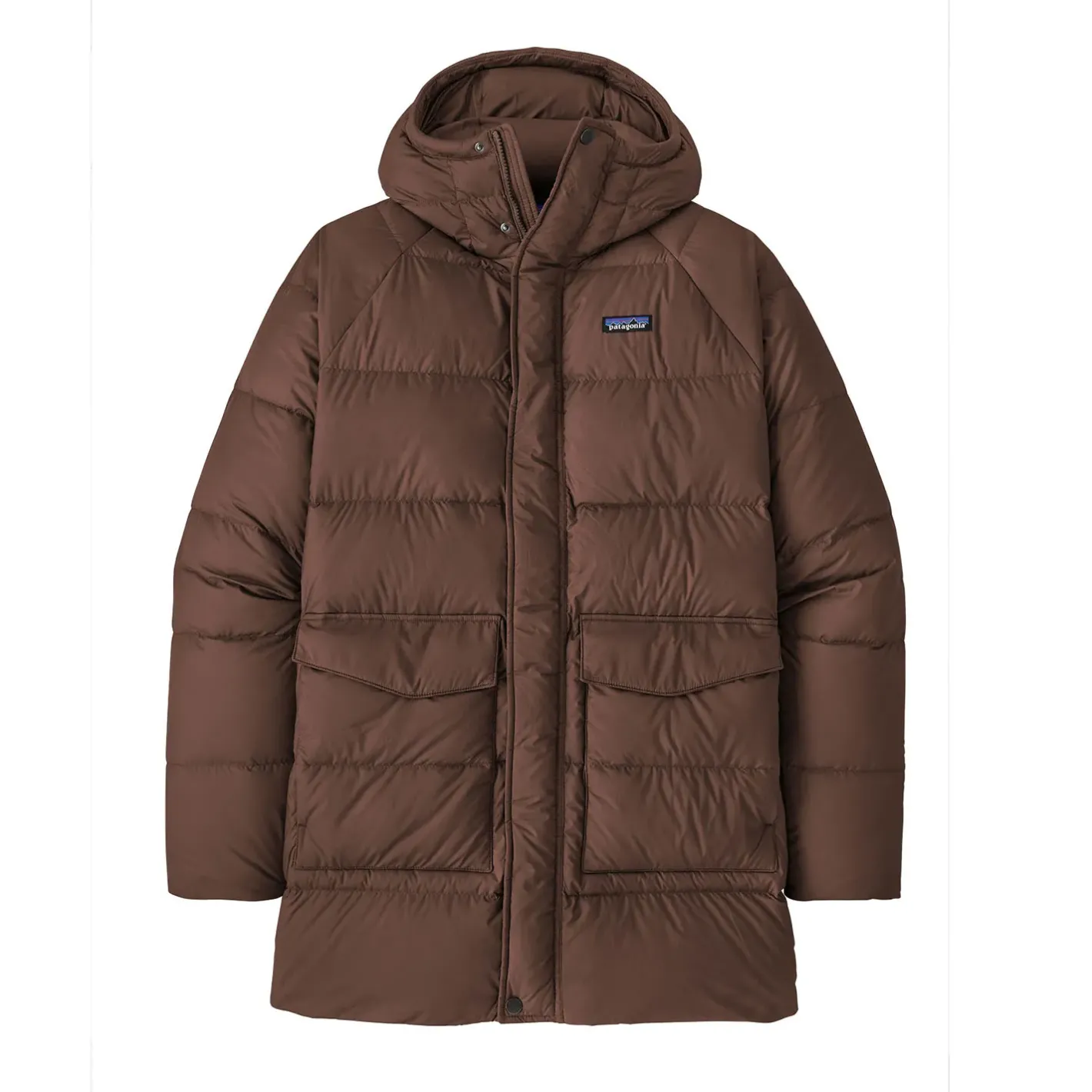 Patagonia Varme Jakker<Mens Silent Down Parka Brun (CONE BROWN)