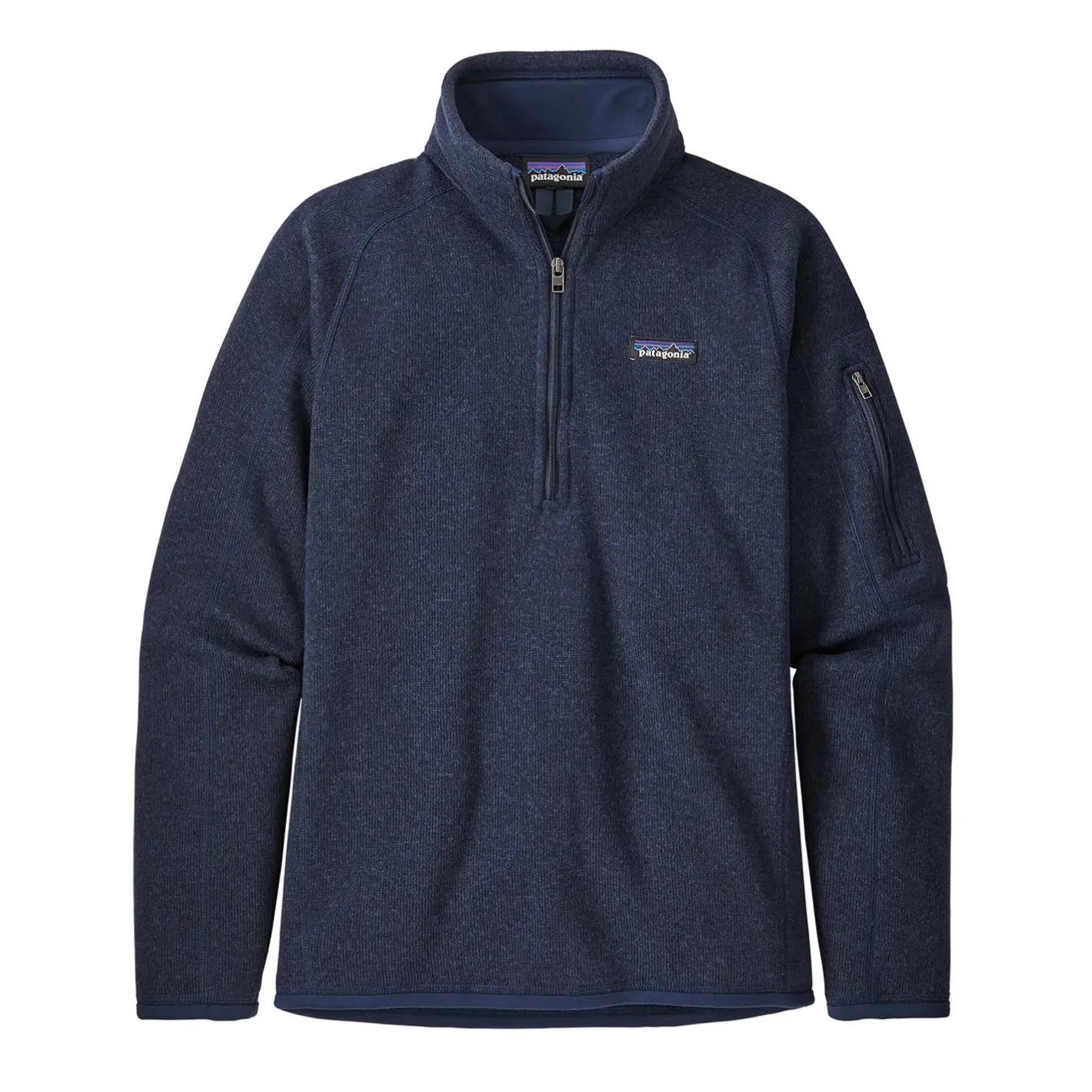 Et Grønnere Valg Sweaters Og Pullovers<Patagonia Womens Better Sweater 1/4 Zip Blå (NEW NAVY)