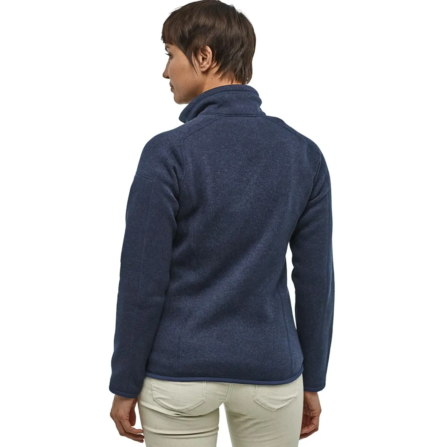 Et Grønnere Valg Sweaters Og Pullovers<Patagonia Womens Better Sweater 1/4 Zip Blå (NEW NAVY)