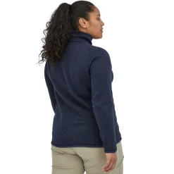 Et Grønnere Valg Sweaters Og Pullovers<Patagonia Womens Better Sweater 1/4 Zip Blå (NEW NAVY)